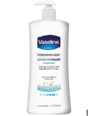 Vaseline Intensive Care Advanced Repair Hand Unscented Lotion